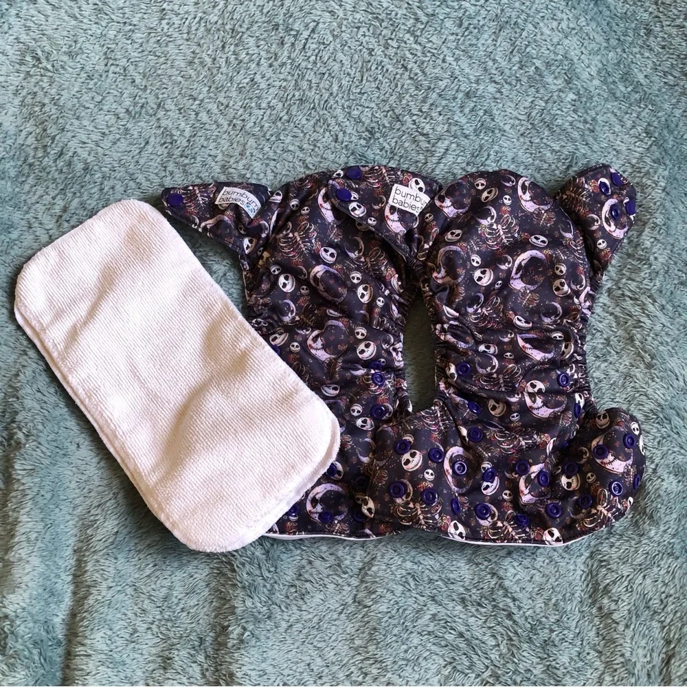 Newborn pocket cloth diaper set